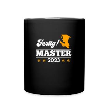 J’ai fini d’étudier le Master 2023 - Mug uni - noir - Devant