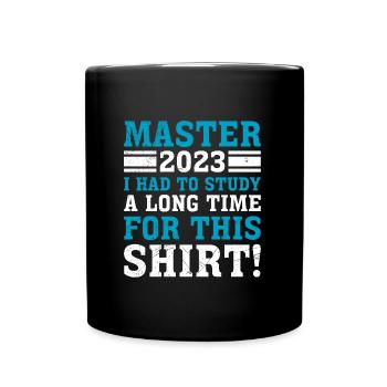 Pour la chemise j’ai dû attendre Master 2023 - Mug uni - noir - Devant