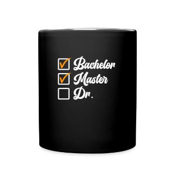 Licence Master Doctorat - Mug uni - noir - Devant