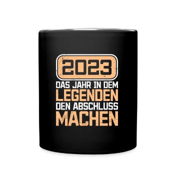 Legends Graduate 2023 Master - Mug uni - noir - Devant