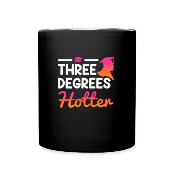 Trois diplômes Bachelor Master Doctorat - Mug uni - noir - Devant