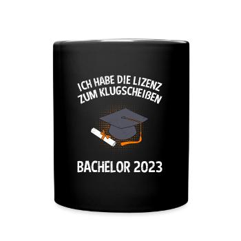 Licence pour baccalauréat. - Mug uni - noir - Devant