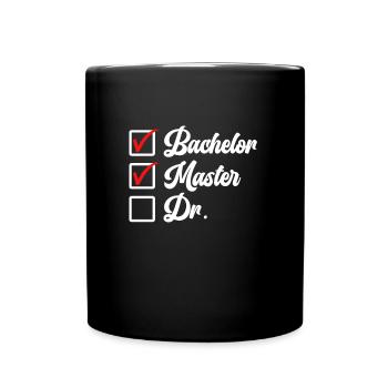 Licence Master Doctorat - Mug uni - noir - Devant
