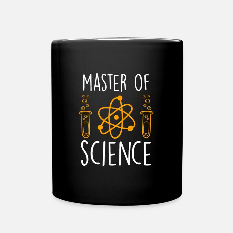 Ingenieur Master Abschluss Master of Science - Tasse einfarbig - Schwarz