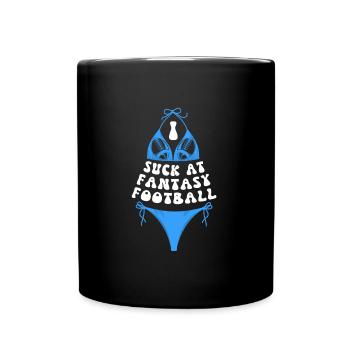 Mauvais joueur de football Fantasy - Mug uni - noir - Devant