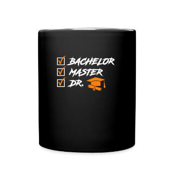 To Do List Enfin Docteur Doctorat - Mug uni - noir - Devant