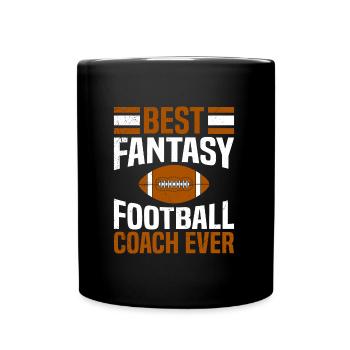 Meilleur entraîneur de football Fantasy de tous les temps - Mug uni - noir - Devant