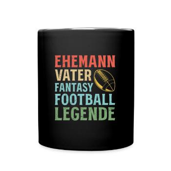 Mari Père Fantasy Football Legend - Mug uni - noir - Devant