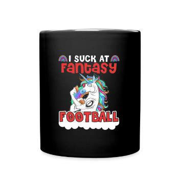 Je suis nul au Fantasy Football - Mug uni - noir - Devant
