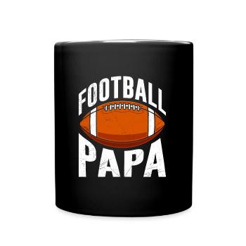 American football dad - Full Colour Mug - black - Front