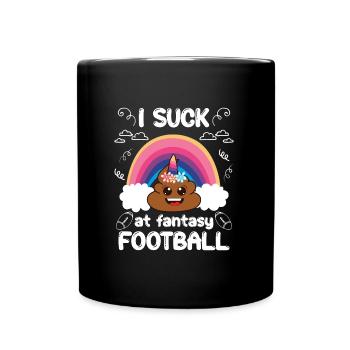 Mauvais joueur de football fantastique - Mug uni - noir - Devant