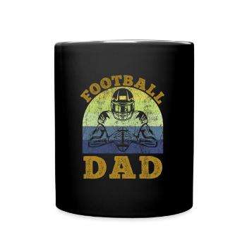 Football Dad Fantasy Football - Full Colour Mug - black - Front