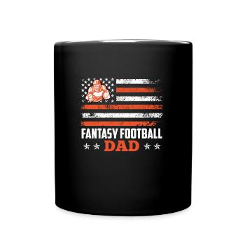 Fantasy Football Dad - Full Colour Mug - black - Front