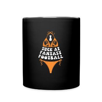 Mauvais joueur de football fantastique - Mug uni - noir - Devant