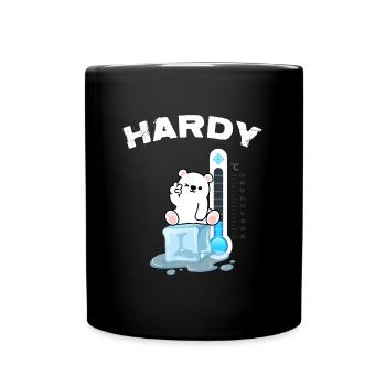 Eisbader Winter Schwimmer Eisbad Eisbär - Full Colour Mug - black - Front