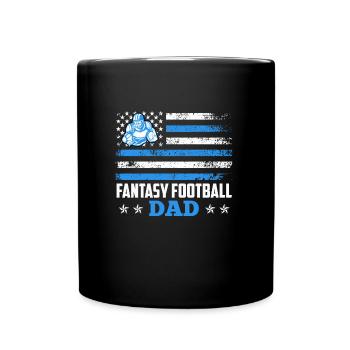 Fantasy Football Dad - Full Colour Mug - black - Front