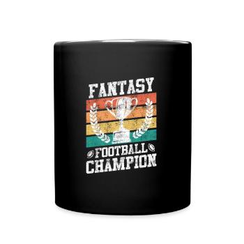 Fantasy Football Champion Fantasy Football Champ - Tasse einfarbig - Schwarz - Vorne