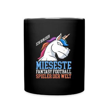 Je suis nul au football fantastique - Mug uni - noir - Devant