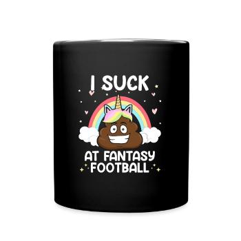 Je suis nul au football fantastique - Mug uni - noir - Devant