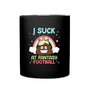 Je suis nul au football fantastique - Mug uni - noir - Devant