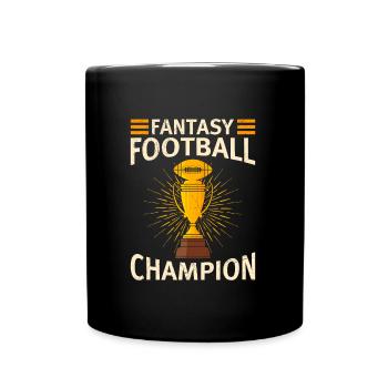 Fantasy Football Champ Champion - Full Colour Mug - black - Front