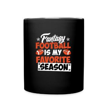 Saison de football Fantasy - Mug uni - noir - Devant