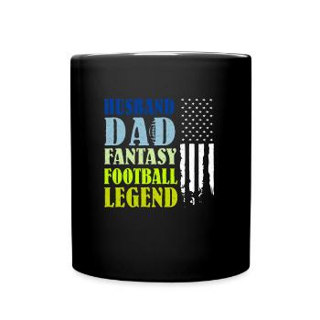 Mari Père Fantasy Football Legend - Mug uni - noir - Devant