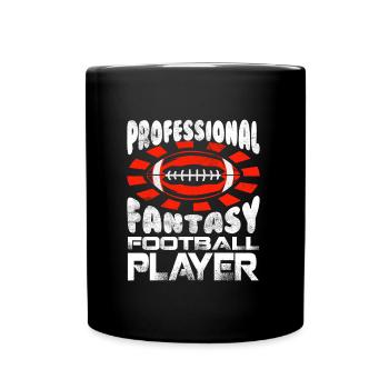 Professional Fantasy Football Player - Full Colour Mug - black - Front