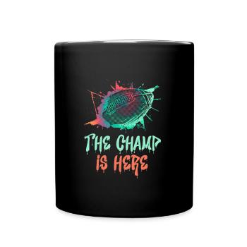 Le Fantasy Football Champion est arrivé - Mug uni - noir - Devant