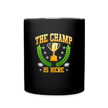 Le Fantasy Football Champion est arrivé - Mug uni - noir - Devant