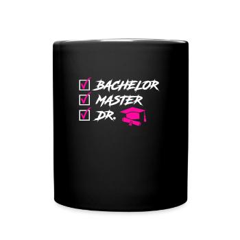 To Do List Enfin Docteur Doctorat - Mug uni - noir - Devant