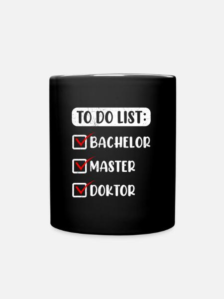 Enfin terminé Je suis docteur Ph.D Ph.D Diplôme - Mug uni - noir