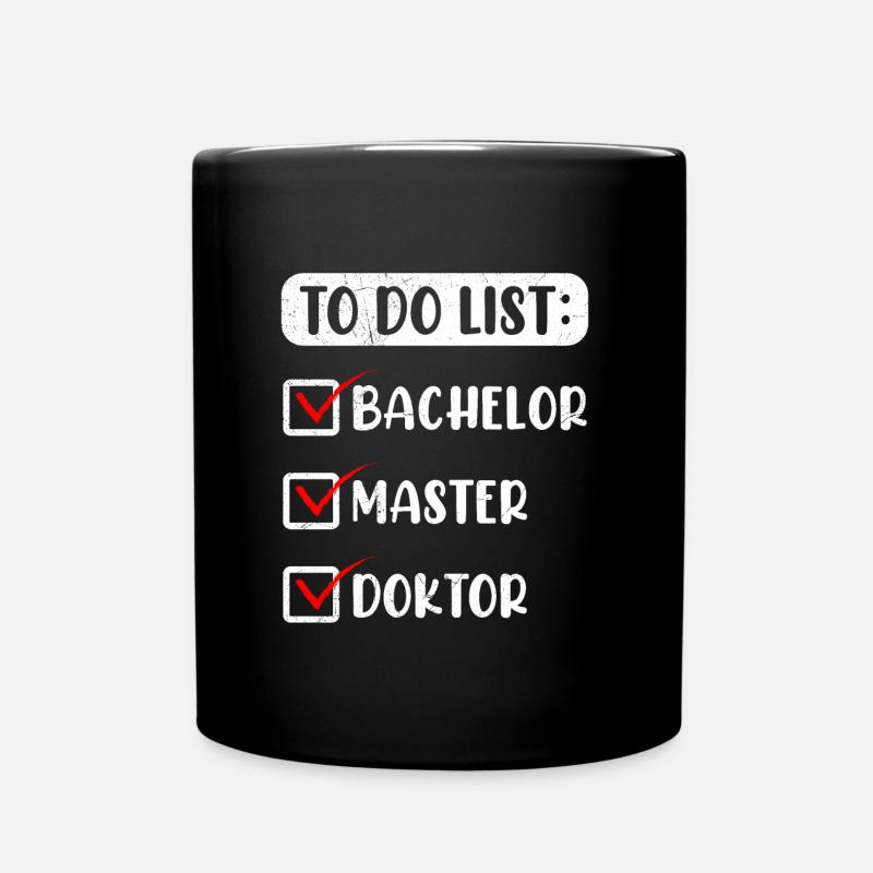 Enfin terminé Je suis docteur Ph.D Ph.D Diplôme - Mug uni - noir