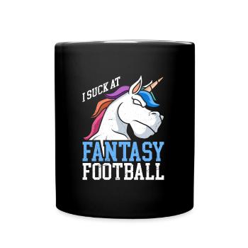Je suis nul au Fantasy Football - Mug uni - noir - Devant