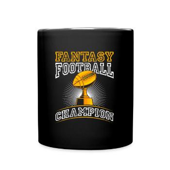Fantasy Football Champion - Mug uni - noir - Devant