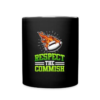 Respectez le commissaire Commish - Mug uni - noir - Devant