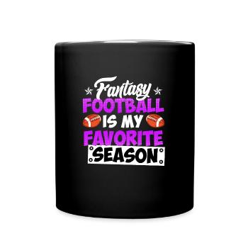 Saison de football Fantasy - Mug uni - noir - Devant