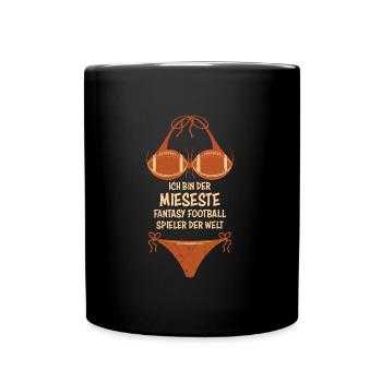 Je suis nul au Fantasy Football Bikini - Mug uni - noir - Devant
