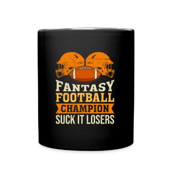 Fantasy Football Champion - Mug uni - noir - Devant