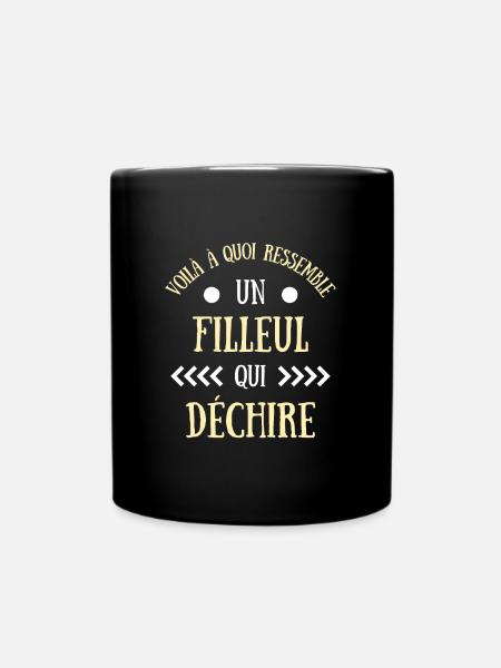 filleul qui déchire humour parrain marraine cadeau - Mug uni - noir