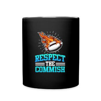 Respectez le commissaire Commish - Mug uni - noir - Devant