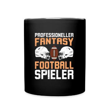 Professional Fantasy Football Player - Full Colour Mug - black - Front