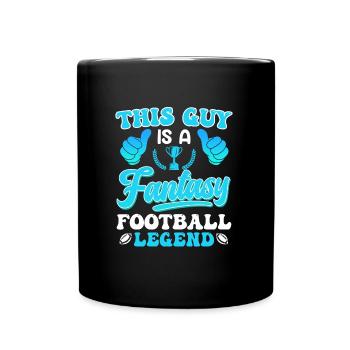 Légende du football Fantasy - Mug uni - noir - Devant