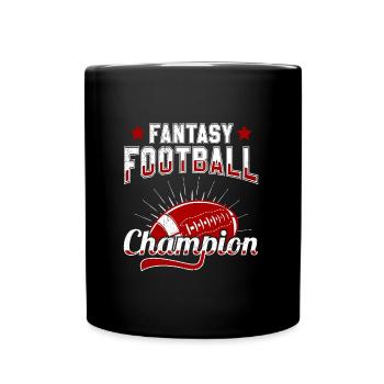 Fantasy Football Champ Champion - Full Colour Mug - black - Front