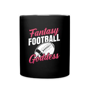 Fantasy Football Goddess Women Fantasy Football - Mug uni - noir - Devant