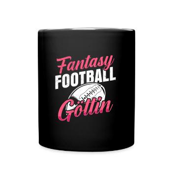 Fantasy Football Goddess Women Fantasy Football - Mug uni - noir - Devant