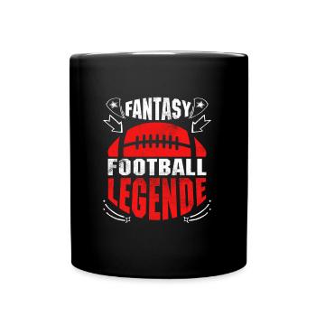 Légende du football Fantasy - Mug uni - noir - Devant