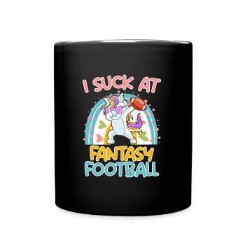 Fantasy Football Loser Je suis nul à Fantasy Football - Mug uni - noir - Devant