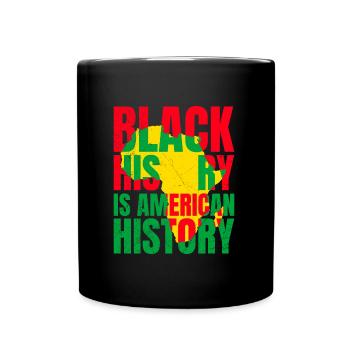 Black History American History Geschichte Afrika - Tasse einfarbig - Schwarz - Vorne