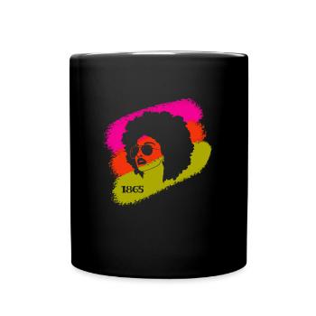 Juneteenth 1865 African American African woman - Full Colour Mug - black - Front